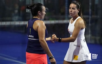 Riera y Araujo en un torneo de la temporada 2020.