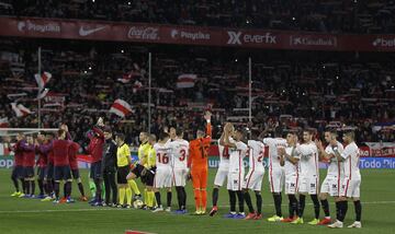 Sevilla-Barcelona en imágenes