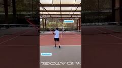 ¡Garin reapareció entrenando con un ex número uno del mundo!