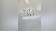 Así anuncia el Barcelona la renovación de Dembélé
