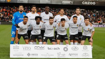 03/04/23 PARTIDO PRIMERA DIVISION JORNADA 27
VALENCIA CF - RAYO VALLECANO
FORMACION EQUIPO