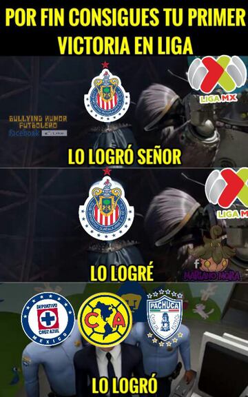 Los memes se rinden ante los triunfos de Chivas y América