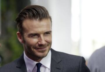 David Beckham: GQ magazine's 50 Best Dressed Male nominee in 2015 is the figurehead in the Miami MLS franchise which is expected to be operative as of 2018.