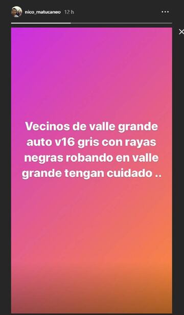 El mensaje de Nicolás Maturana tras el violento asalto que sufrió.