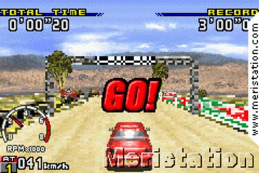 Sega Rally preparado para su debut en Game Boy Advance