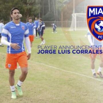 Jorge Luis Corrales ficha por el Miami FC.