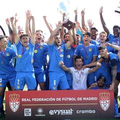 El Fuenlabrada Promesas, campeón de la Copa RFFM