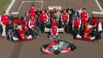 Los participantes en estas jornadas de pruebas.