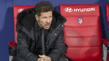 Diego Simeone, entrenador del Atl&eacute;tico de Madrid