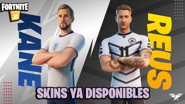 Fortnite: skins Harry Kane y Marco Reus ya disponibles; precio y contenidos