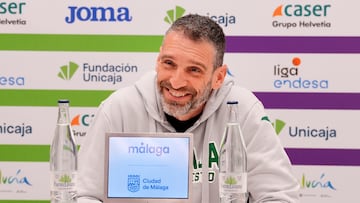 Ibon Navarro, en rueda de prensa.