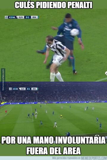 Los memes más divertidos del Juventus-Real Madrid