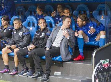 Cristobal en el banquillo.