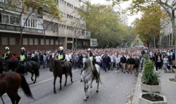 Legia hooligans involved in violent clashes at Bernabeu