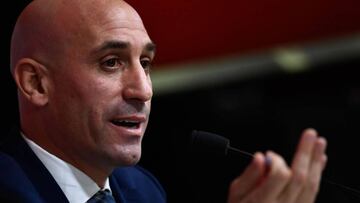 Rubiales, presidente de la FEF.