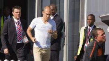 Robben se incorporó al Mundial seis días después