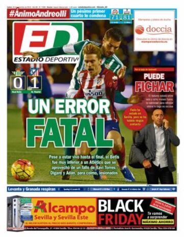 Portadas de la prensa mundial