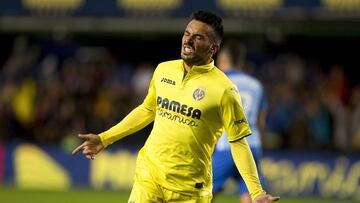 El delantero italiano del Villarreal, Nicola Sansone, durante un partido.