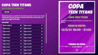 Skin Chico Bestia en Fortnite; cómo conseguirlo gratis en la Copa Teen Titans: hora y cómo participar