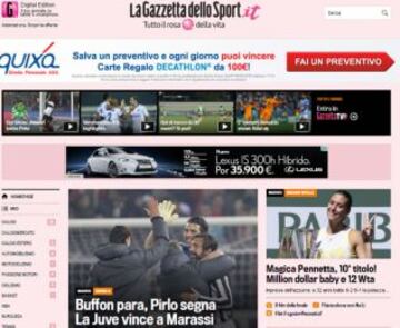 Portadas de la prensa extranjera