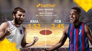 Real Madrid vs. Barça Basket: horario, TV, bajas, estadísticas y pronósticos del tercer partido