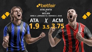 Atalanta BC vs. AC Milan: horario, TV, pronósticos, estadísticas y clasificación