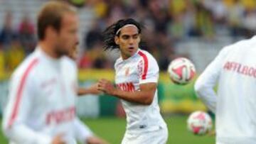 Radamel Falcao, en un entrenamiento.