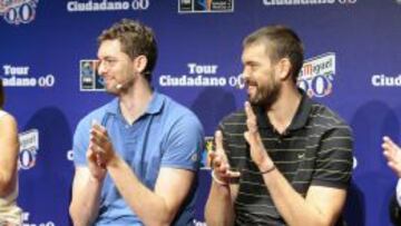 Pau y Marc Gasol.