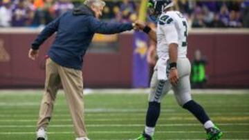 Pete Carroll y Russell Wilson, temibles en diciembre y enero.
