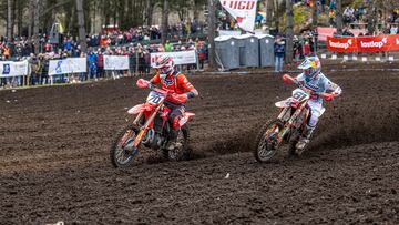 Rubén Fernández y Jorge Prado, en el MX Lugo.