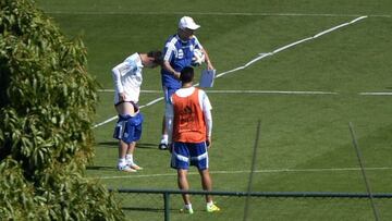 La cámara pilló a Messi