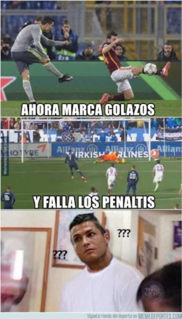 Los memes más divertidos del penalti fallado por Cristiano Ronaldo