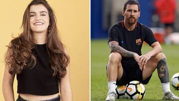 Amaia, ganadora de la final de OT, habla de Leo Messi. Foto: Instagram