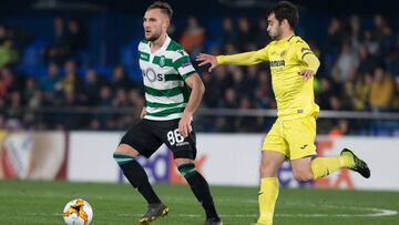  20/02/19 PARTIDO DE EUROPA LEAGUE DIECISEISAVOS VUELTA  VILLARREAL  -  SPORTING DE PORTUGAL  GUDELJ