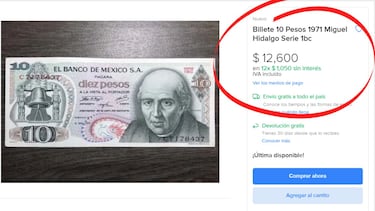 Así son los billetes de 10 pesos que se venden por $12,600: Cómo saber si tengo uno y cuántos hay