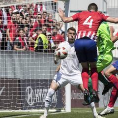 Atleti B y Mirandés emplazan el desenlace final a Anduva