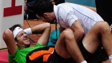 Del Potro, casi descartado para Roland Garros