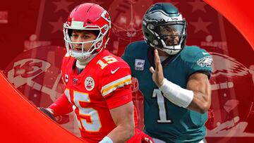 Mahomes vs Hurts; Los protagonistas del Super Bowl LVII