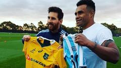 Messi con los Wallabies