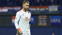 Ramos, en el partido ante Croacia.