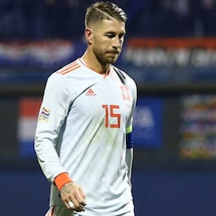 Ramos abandona la concentración con molestias en el aductor