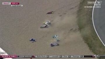 Captura de la caída múltiple.