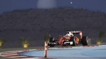 Vettel's Bahrain bid goes up in smoke