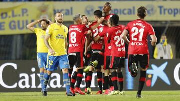 El Mallorca le da un azote de realidad a Las Palmas