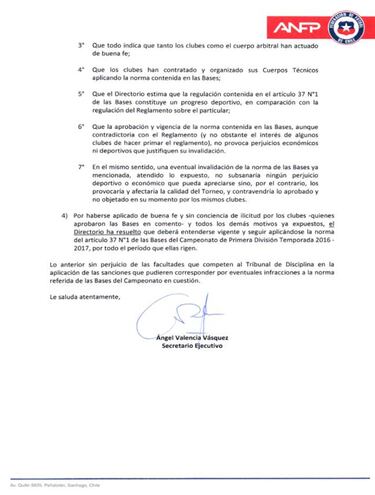 Colo Colo arriesga resta de 7 puntos tras intervención de ANFP