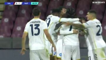 Resumen y gol de la Salernitana vs Nápoles de la Serie A