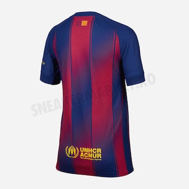 Así es la nueva camiseta del FC Barcelona para la 2025-26