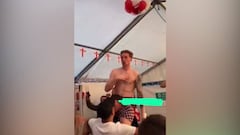 Pickford, captado en una 'rave' semidesnudo tras la Euro