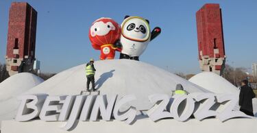 Pekín 2022 ya luce a sus mascotas