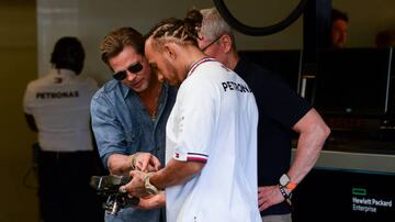 Lewis Hamilton y Brad Pitt tienen un proyecto en marcha.